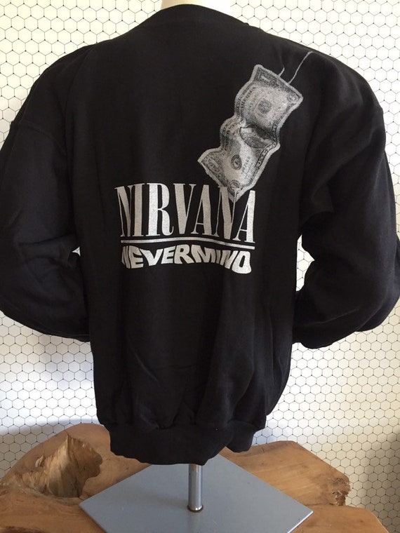 1992 Vintage Nirvana Nevermind Official Sweatshirt Never 1992 Vintage Nirvana Nevermind Official Sweatshirt Never