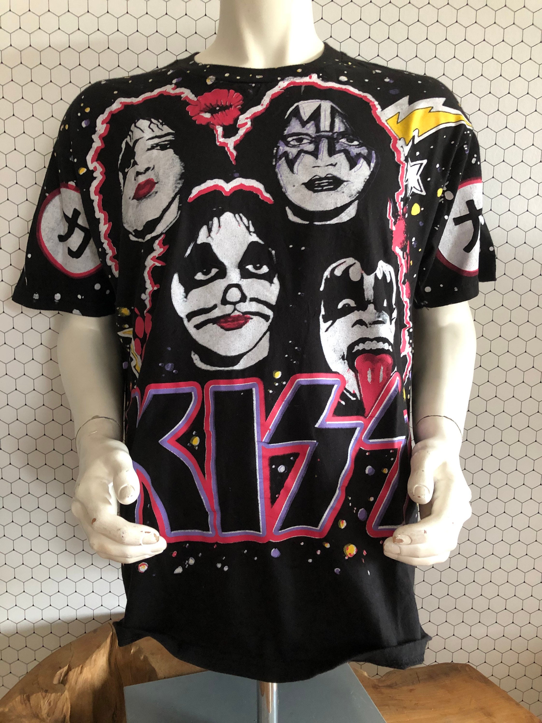 Rare 1990 Vintage Kiss Tshirt - Etsy