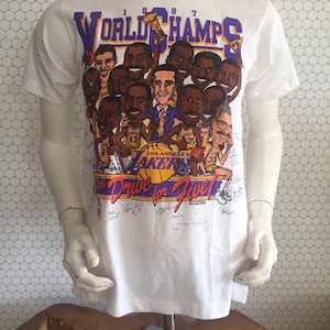 1987 vintage NBA Lakers t-shirt, with tag!!