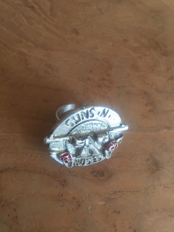 Guns and Roses Skull Ring Gothic Engagement Ring For Women