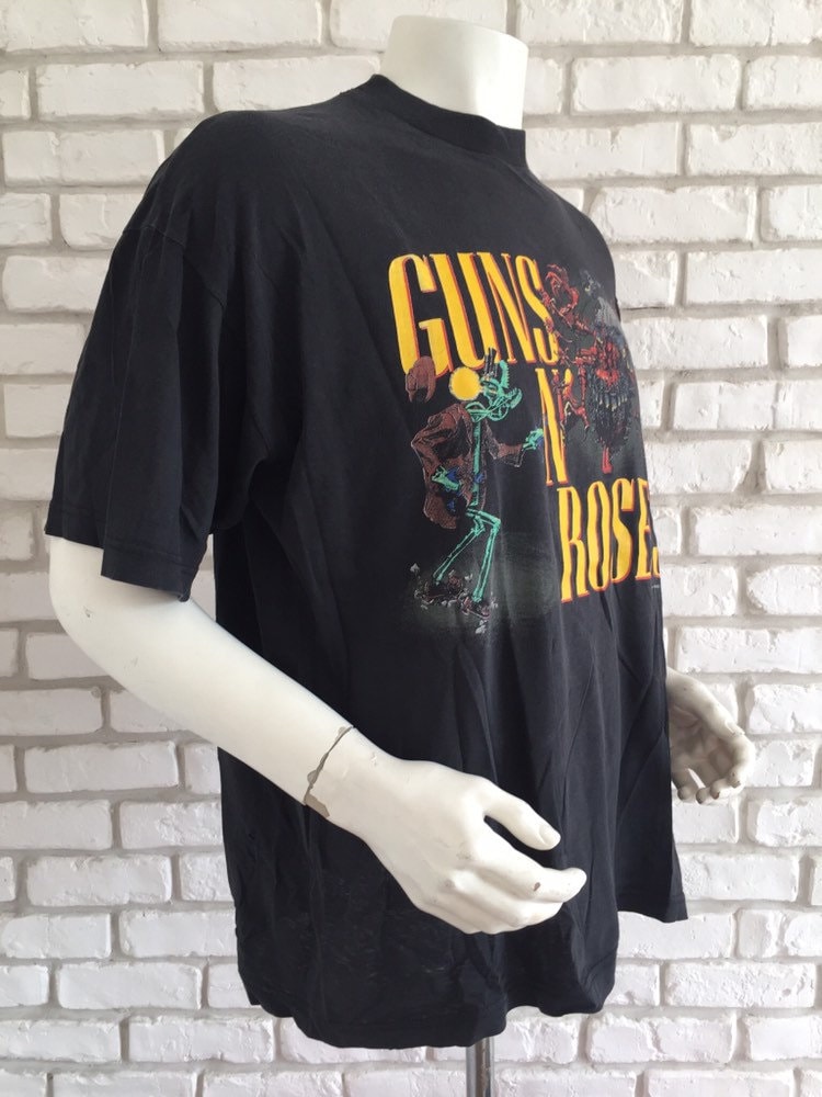 1987 ヴィンテージ ガンズ・アンド・ローゼズ ツアー T シャツ - Etsy 日本