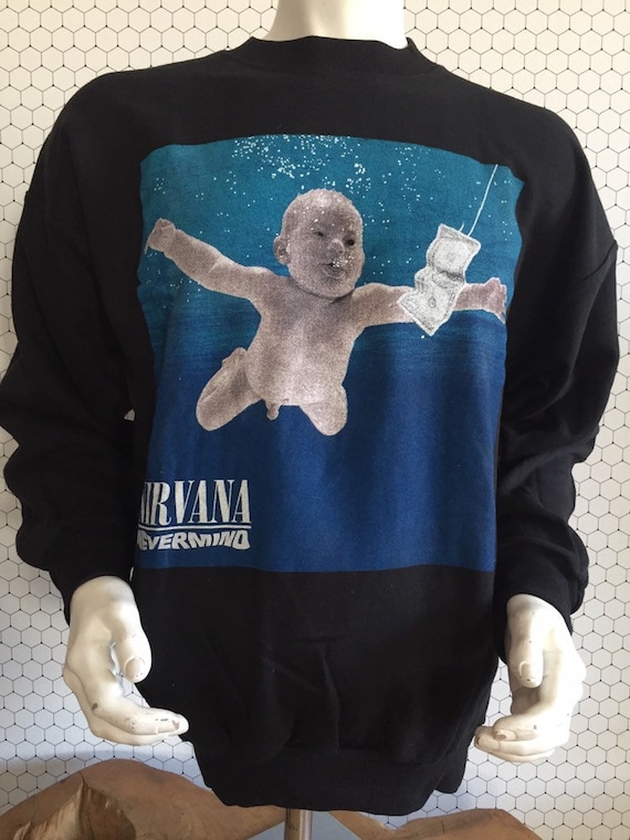 1992 Vintage Nirvana Nevermind Official Sweatshirt Never 1992 Vintage Nirvana Nevermind Official Sweatshirt Never
