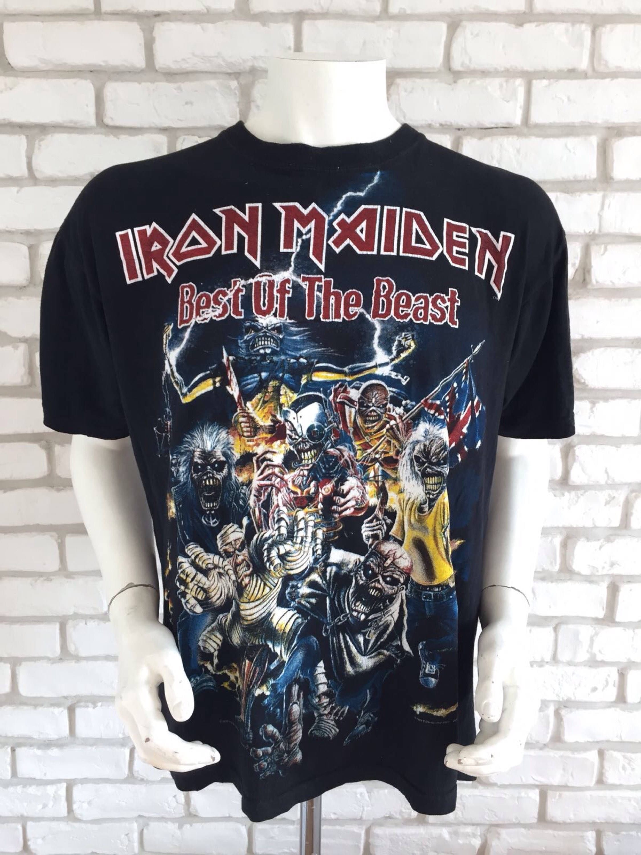Vintage Iron Maiden Best of Beast Tshirt | Etsy