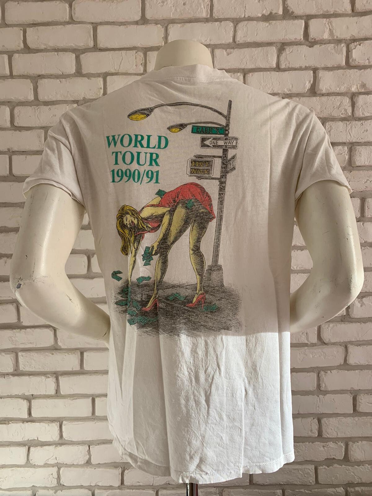 1990 Vintage Super Rare ACDC Tour Tee Shirt Moneytalks - Etsy UK