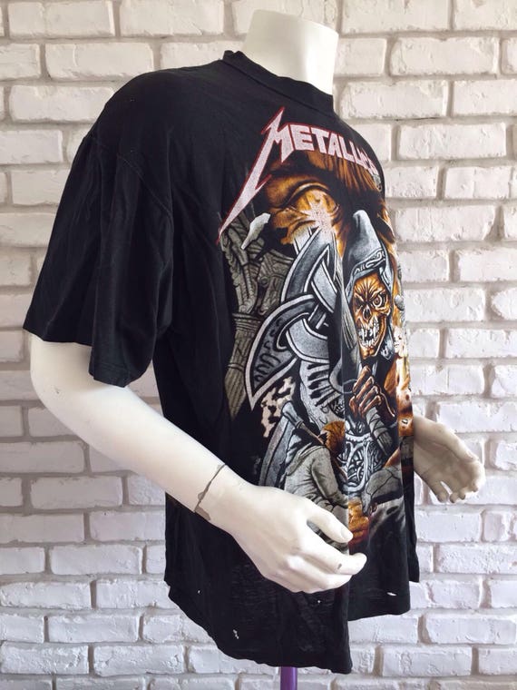 Metallica Vintage 1993 Super Rare Reaper Tshirt Etsy Ireland
