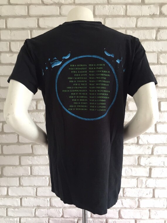 激レア DEEP PURPLE slaves and master Tシャツ 1990 Vintage Deep Purple Slaves and Masters Tour Tee Shirt