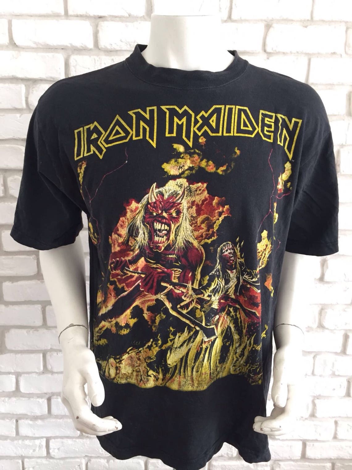 1985 Iron Maiden vintage extremely rare tshirt Etsy