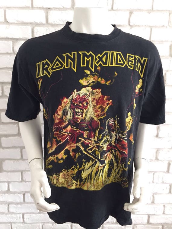 Vintage t shirt online iron maiden