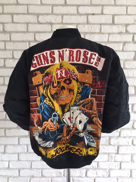 90's Mega Rare Vintage Guns N Roses Bomber Jacket - Etsy