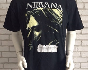 1994 rare vintage Nirvana Kurt Cobain Tshirt