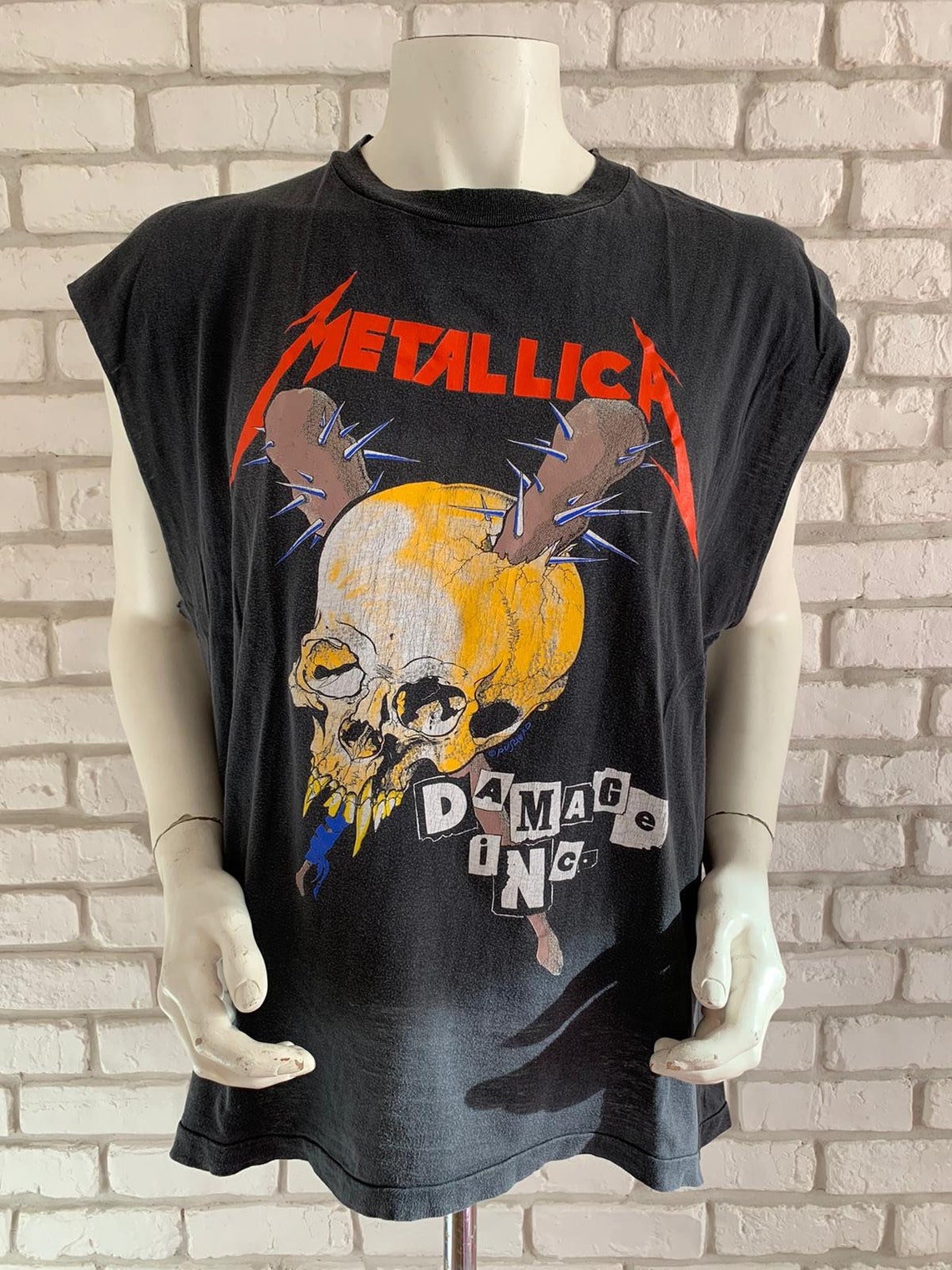 1987 Vintage Rare Metallica Tee Shirt Damage Inc - Etsy