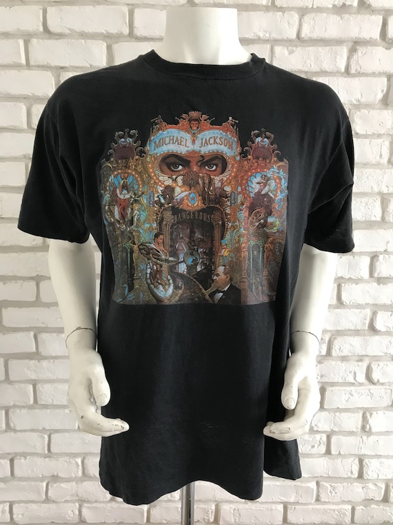 michael jackson dangerous t shirt