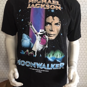 1988 vintage Michael Jackson moonwalker tee shirt extremely rare