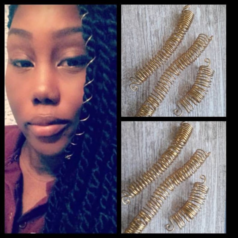 Dreadlock Coils Hair Jewelry for Braid Beads for Dreadlocks Etsy