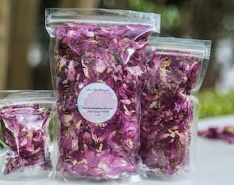 Red Rose Petals Dried Rose Petals Organic Rose Petals Wedding Toss Healing Herbs Red Roses Dried  Herbs Magic Herbs