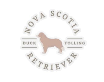 NSDTR Nova Scotia Duck Tolling Retriever Naklejki na prezenty dla psów Pet Mom Dad Decal