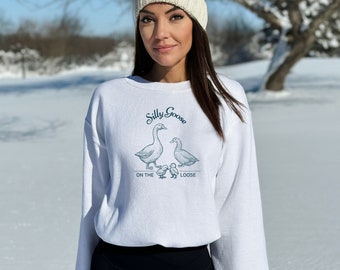 Bluza Silly Goose On The Loose Bluza Silly Goose z okrągłym dekoltem