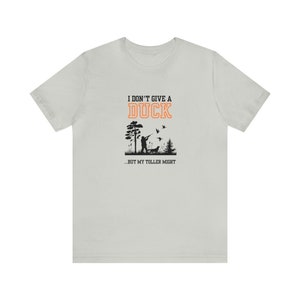 Ik geef geen eend T-shirt, eend jachtseizoen, eend tolling retriever, openingsdag, jachthond shirt, eend hond, waterhond, jacht shirt afbeelding 8