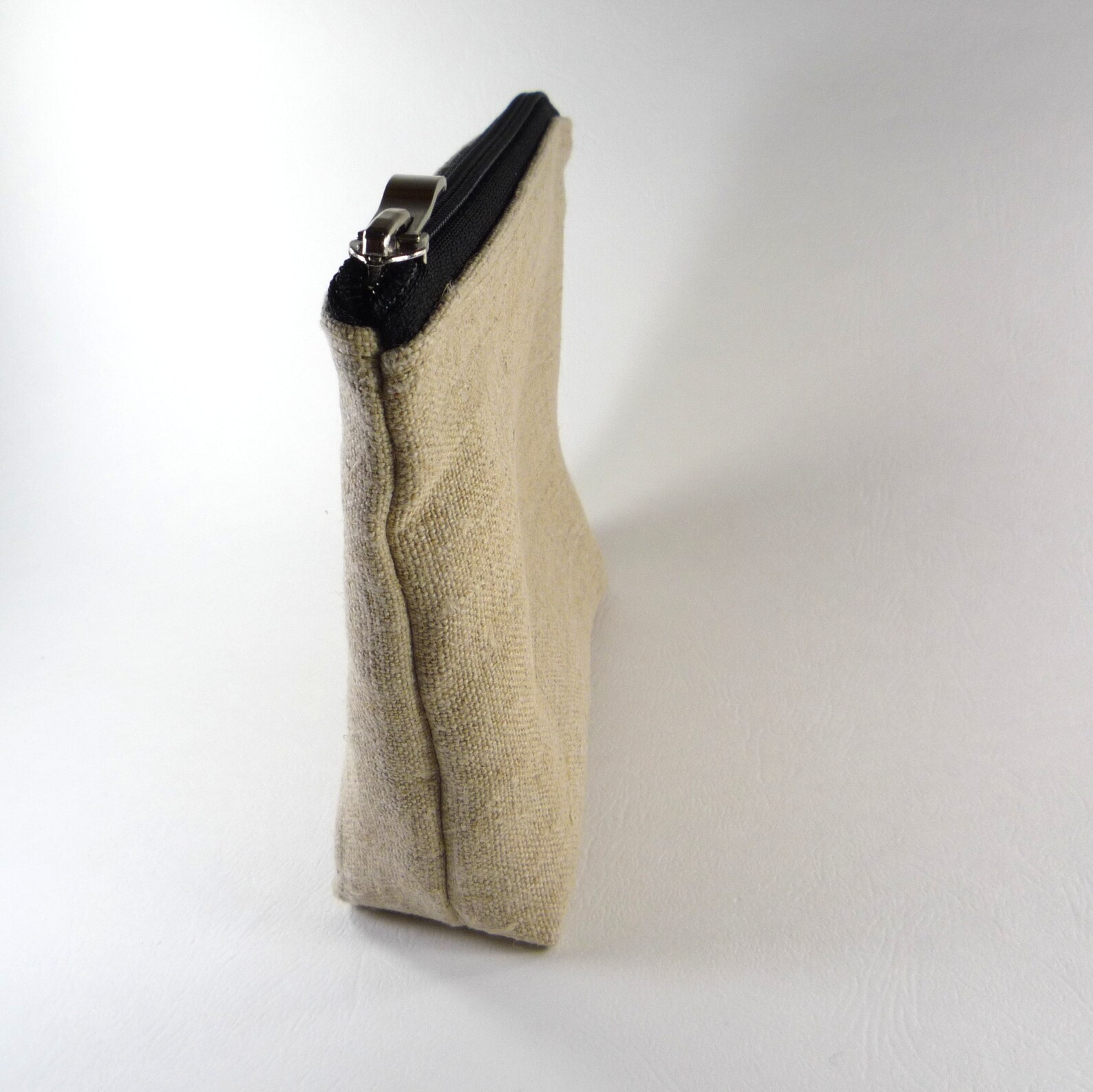 Hemp Cosmetic Bag Organic Hemp Make up Bag Vegan Travel Pouch Etsy