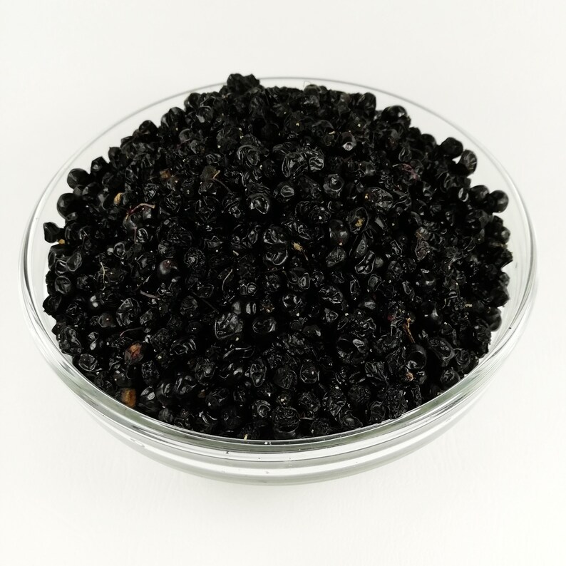 Organic dried elderberries 4 oz wild crafted whole Etsy