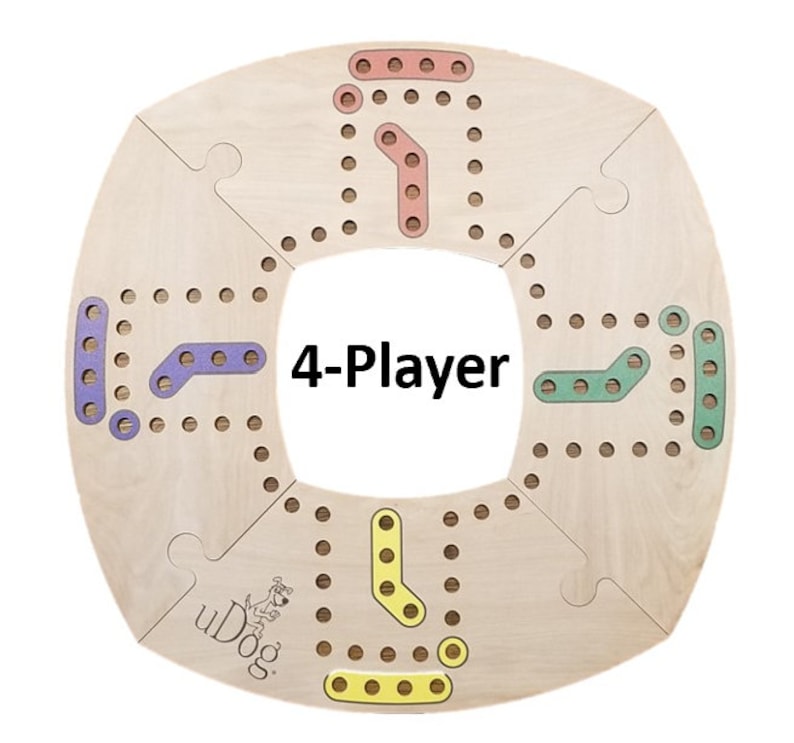 uDog Board Game 2 12 Players 4-Player