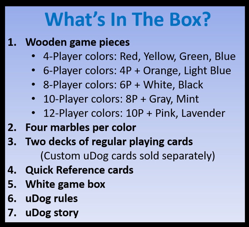 uDog Board Game 2 12 Players image 10
