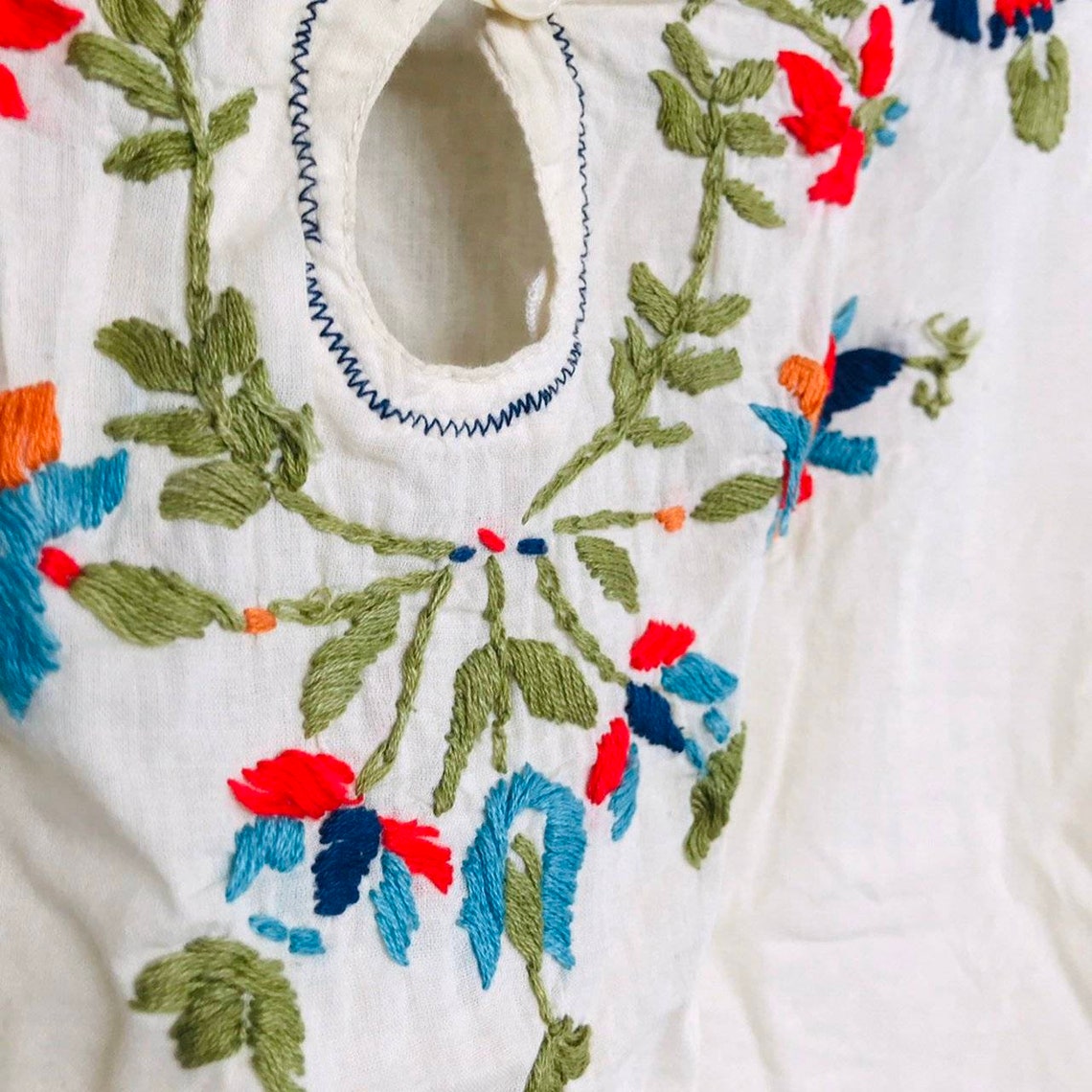 Beach cover up embroidery dress Etsy