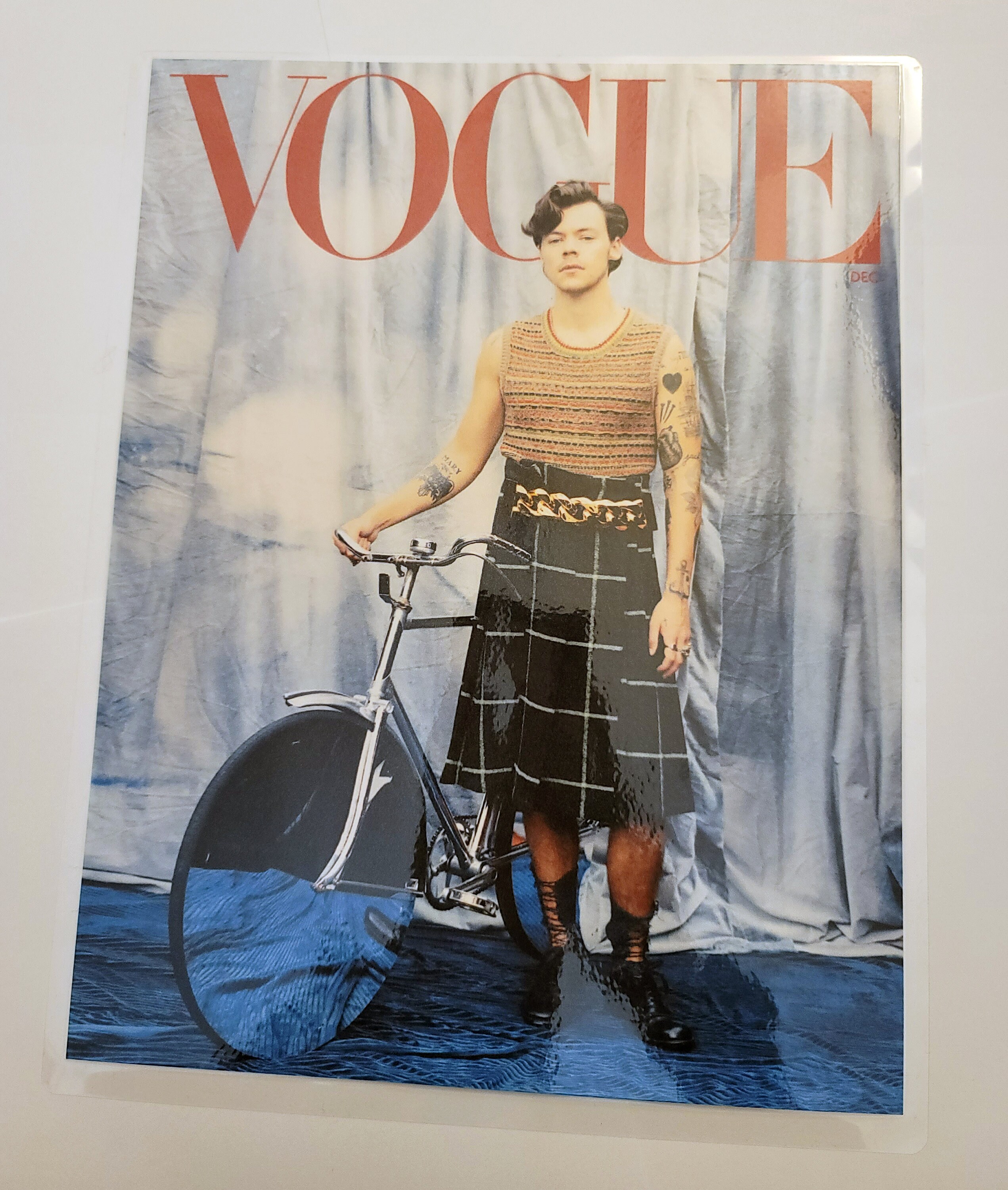 vogue magazine with harry styles