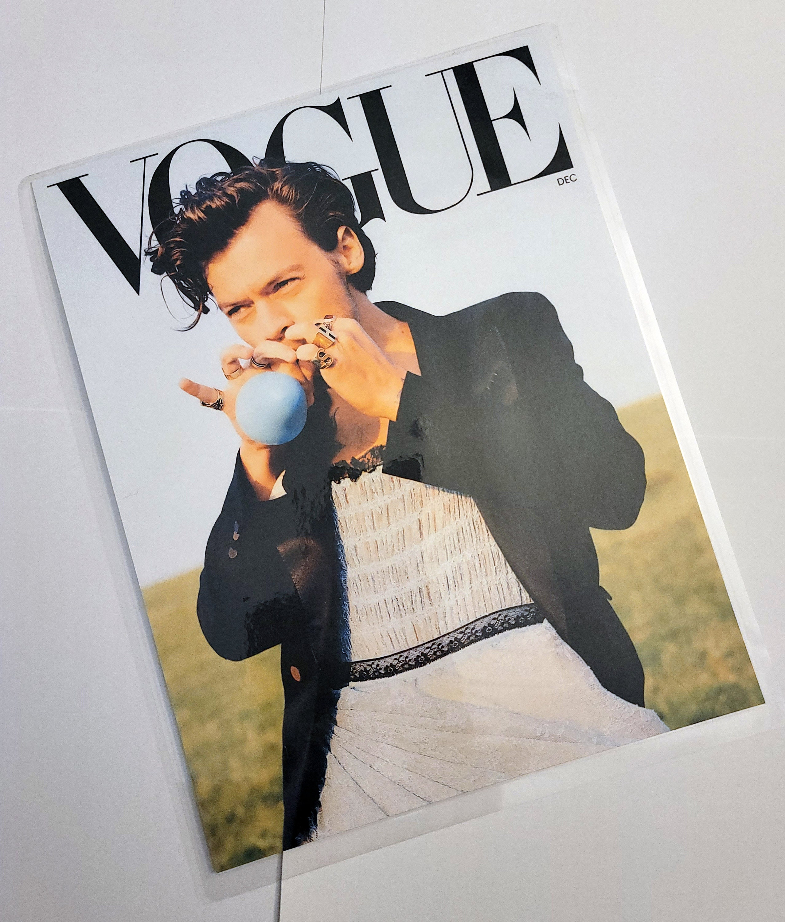 vogue magazine with harry styles