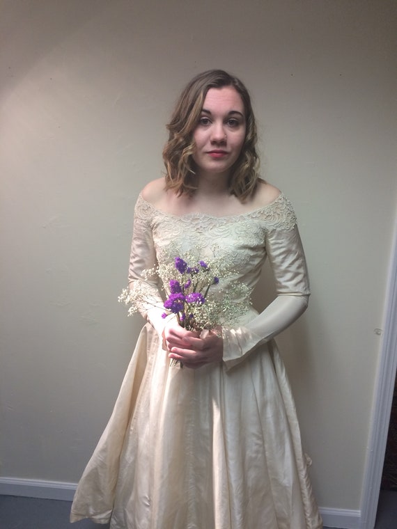 1950s Wedding Dress