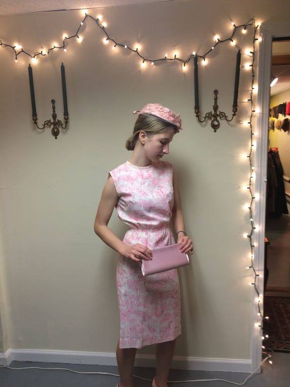 Hand made pink Vintage dress