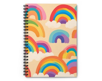 Vintage regenboogdagboek