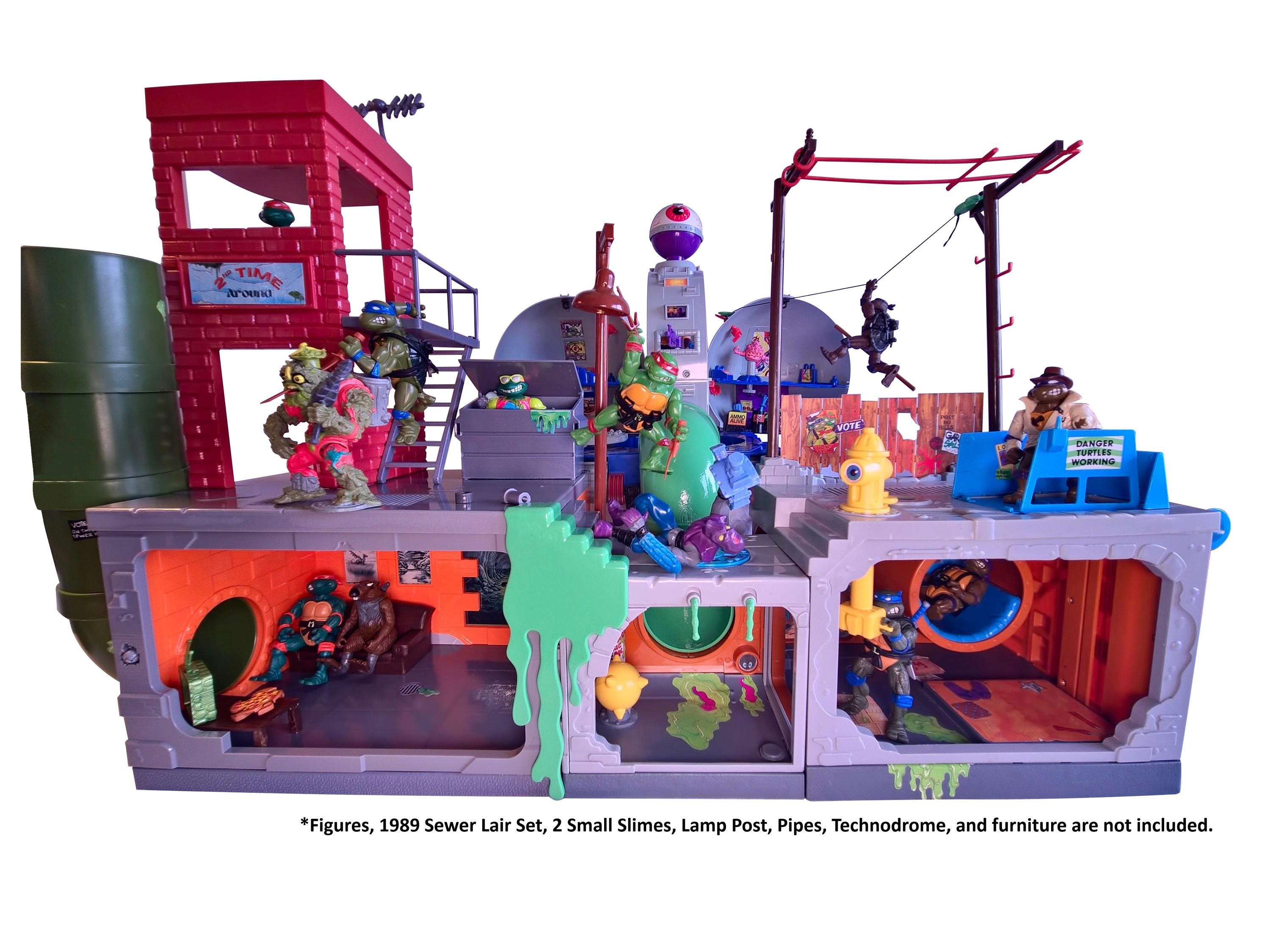 Tmnt Cartoon Neca Ninja Turtles Diorama Teenage Mutant Ninja