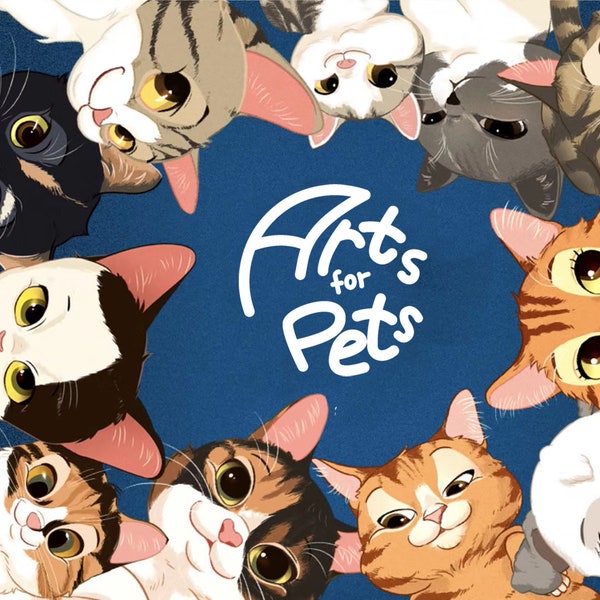 Disney Style | CUSTOM Anime Pet Portrait from Photo, Digital Illustration, Animal, Pet, Dog, Cat, Personalized Digital Gift
