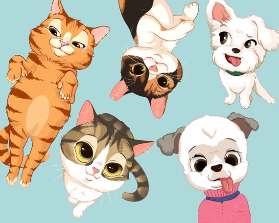 ArtStation - Matching cats profile pictures