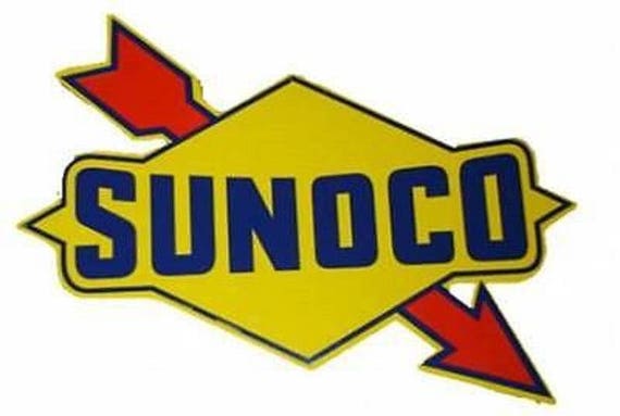 Sunoco Heavy Metal Die Cut Sign Gas Station Cabin Home Garage | Etsy