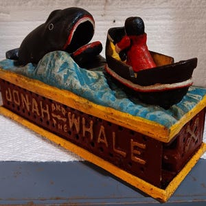 Jonah and Whale Bank - Etsy