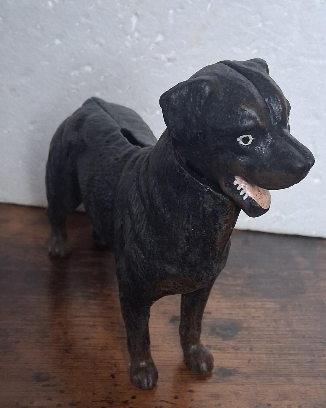 Rottweiler Dog Nodder Bank Bobble Head 7 Inch Cast Iron Heavy Home Shop  Entryway Collectible - Etsy