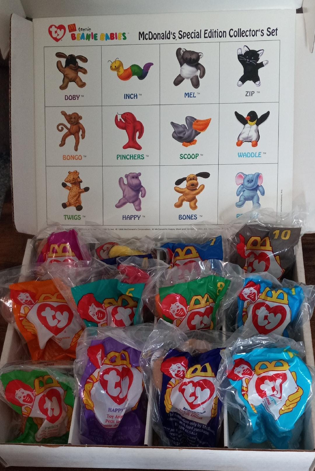 Mcdonalds Beanie Babies NOS 1998 Collectible Office Home - Etsy