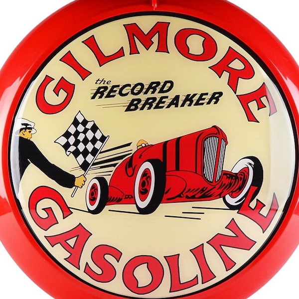 ONE 13.5 Gilmore Record Breaker  Lens for Gas Pump Globe Cabin Home Shop Garage Garden Oil Station Decor