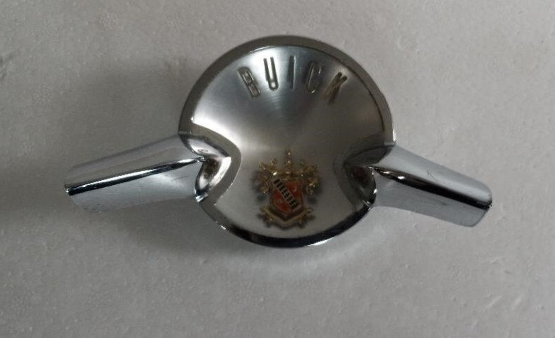 Buick Horn Button 1959 Chrome Original Automobile Car Shop Etsy