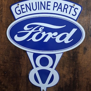 Genuine Ford Parts Sign - Etsy