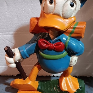 Donald Duck Door Stop Bookend Cast Iron Gift Home Collectible - Etsy