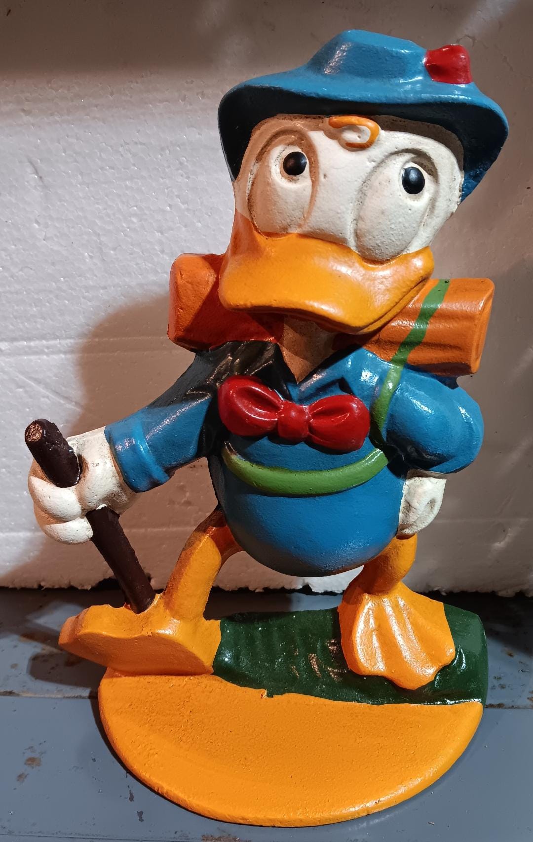 Donald Duck Door Stop Bookend Cast Iron Gift Home Collectible - Etsy