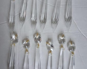 Prisms Lot 12  Glass Lamps Home Office Gift Collectible