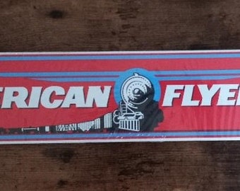 USA製 Ande Rooney ノースウエスト航空 ホーロー看板 インテリア American Flyer Trains Porcelain Ande Rooney Sign Home Office