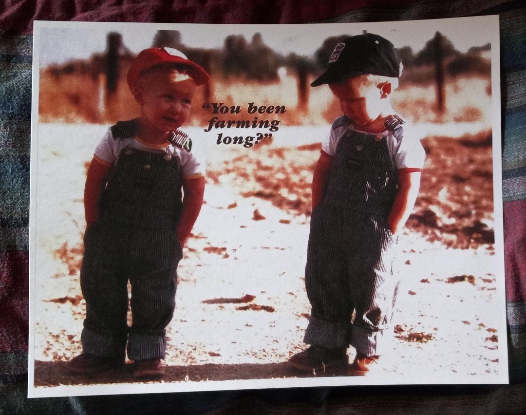 11 x 14 you been farming long print picture young future farmers home