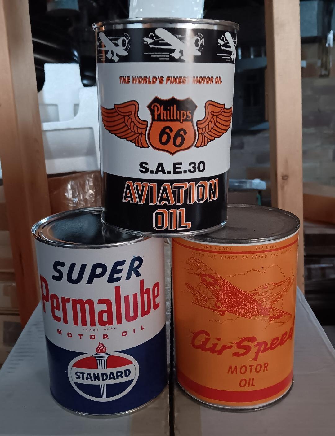 Oil Cans Paper Labels Phillips 66 Aviation Standard Air Speed Decor - Etsy