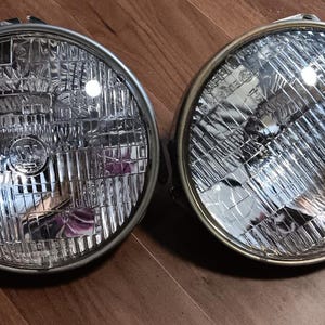Chevrolet 1954 PAIR Chevy Head Lights Automobile Car Shop Home Cabin Decor