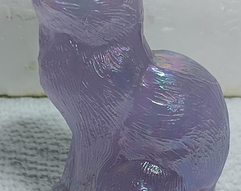 Mosser Pink Opal Katze Glas Küche Home Office Geschenk Sammlerstück